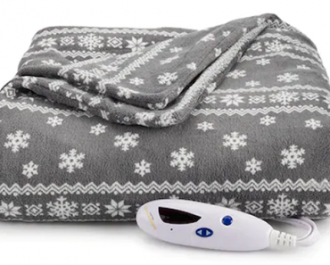 Kohl’s Black Friday Unlocked! Hot Deals! Today Only! Take 20% Off! Earn $10 in Kohl’s Cash! Biddeford Electric Heated Microplush Throw – Just $19.99!