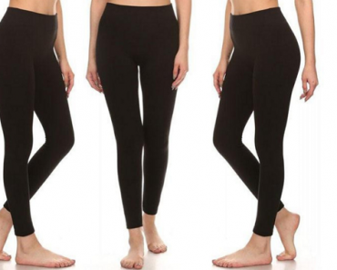 Women’s Premium Fleece Lined Leggings (3 Pack) Only $14.99 Shipped! That’s Only $4.99 Each!