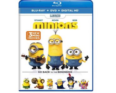 Minions (Blu-ray + DVD + Digital) – Only $3.99!