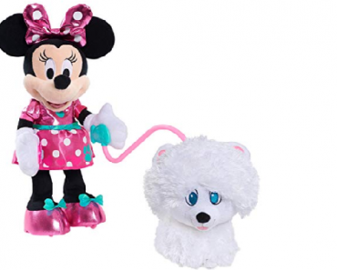 Minnie’s Walk & Play Puppy Feature Plush Only $13.72! (Reg. $40)