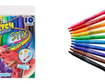 Mr. Sketch Scented Stix Markers, Fine Tip, 10-Count – Only $5.50!
