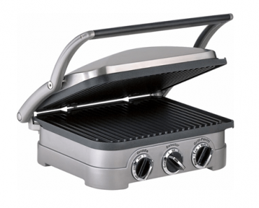 Cuisinart Griddler Stainless Steel 4-in-1 Grill/Griddle and Panini Press – Just $39.99!