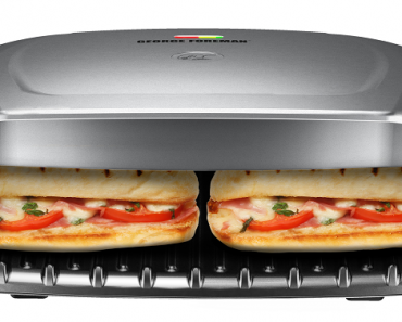 George Foreman 9 Serving Classic Plate Electric Indoor Grill and Panini Press Only $24.99! (Reg $52)