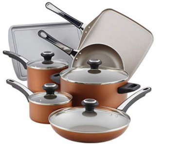 Farberware Nonstick Cookware Pots and Pans Set 17 Piece Only $34.30 Shipped! (Reg. $80)
