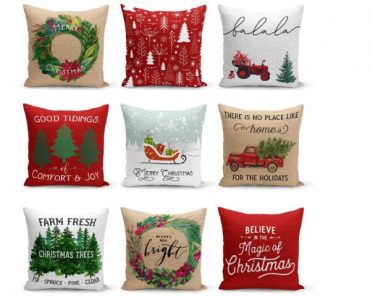 Farmhouse Christmas Pillow Covers – Only $9.99!