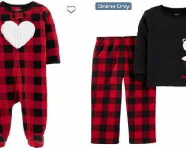 Carter’s: FREE Shipping on All Orders! Christmas Pjs Starting at Only $8 Shipped!