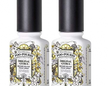 Poo-Pourri Before-You-Go Toilet Spray Bottle 2 Count Only $16.00!