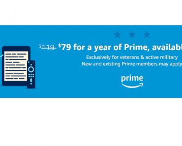 Veterans & Active Military Get Amazon Prime for Only $79! (Reg. $119)