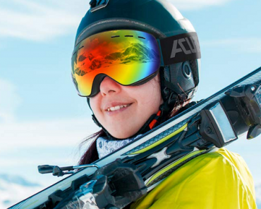 OTG Frameless Snowboard/Ski Goggles with Anti Fog & UV400 Protection Only $15.39!