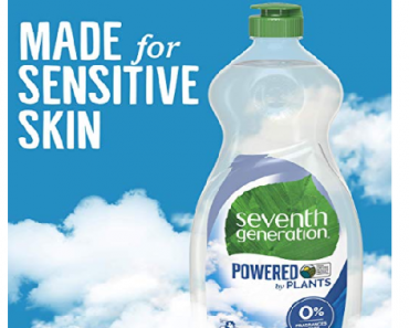 Seventh Generation Dish Liquid Soap, Free & Clear, 25 oz (Pack of 6) Only $11.81 Shipped!