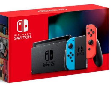 Nintendo Switch with Neon Blue and Neon Red Joy‑Con + $25 Amazon Credit – Only $298.99!