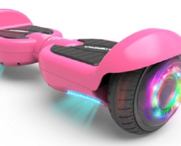 Hoverboard 6.5″ Pink Two-Wheel Self Balancing LED Electric Scooter Only $79.99 Shipped! (Reg. $200)
