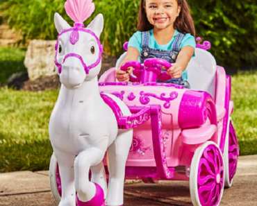 Disney Princess Royal Horse and Carriage Girls 6V Ride-On Only $99 Shipped! (Reg. $200)