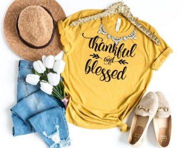 Grateful + Blessed Tees – Only $14.99!