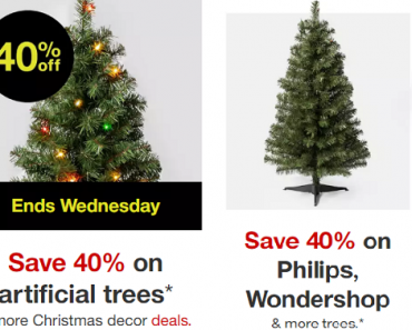 Target: Take 40% off Christmas Trees!