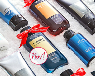 Bath & Body Works: ALL Men’s Body Care only $4.95 Each! Today Only! Grab Stocking Stuffers!