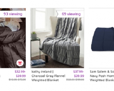 Zulily: Soothing Weighted Blankets Just $39.99 & Under!
