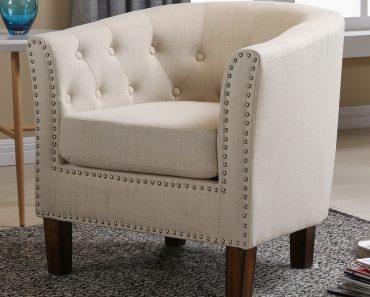 Lincoln Tufted Tub Accent Chair Only $95.99 + Kohls Cash!
