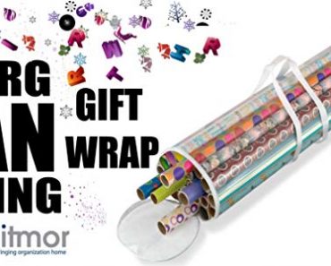 Whitmor Clear Gift Wrap Organizer Just $4.24!