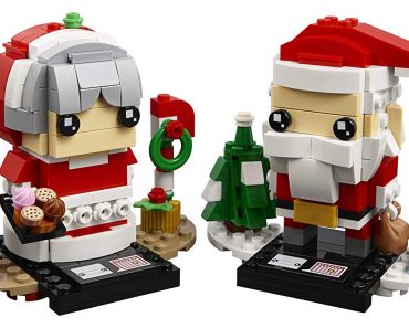 LEGO BrickHeadz Mr. & Mrs. Claus Building Kit – Only $9.09!