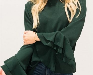 Double Bell Sleeve Top – Only $21.99!