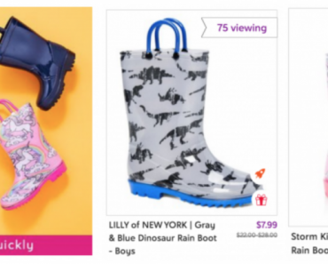 Lily of New York Rain Boots Just $7.99 On Zulilly! (Reg. $24.99)