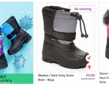 Zulily: Storm Kidz & Skadoo Snow Boots Just $12.99 Today Only! (Reg. $57.00)