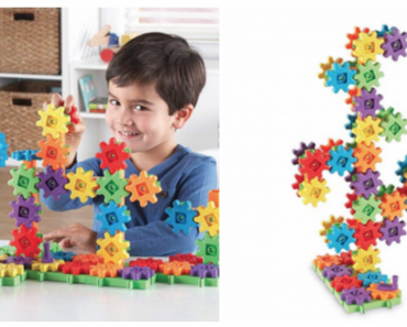 Learning Resources Gears! 100 Piece Deluxe Building Set, Construction Toy Just $16.37! (Reg. $32.99)