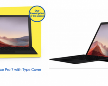 HOT! Surface Pro 7 w/ Type Cover (Latest Model) Just $599.00 Today Only! LOWEST PRICE!