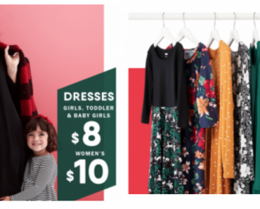 Old Navy: $10.00 Dresses For Women & $8.00 Dresses for Kids Today Only!