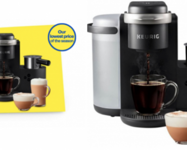 Keurig – K-Cafe Coffee Maker and Espresso Machine Just $99.99 Today Only! LOWEST PRICE!