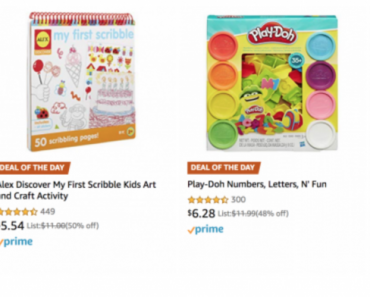 Amazon: Up To 50% Off Arts & Crafts Today Only! Crayola, Alex Toys, Play-Doh & More Included!
