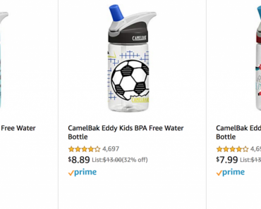 CamelBak Eddy Kids BPA Free Water Bottle As Low As $7.99! (Reg $13.00)