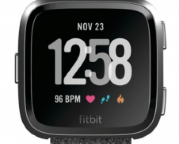 Fitbit – Versa Special Edition – Charcoal Just $99.95! Pickup In-Store To Have Ready For Christmas!
