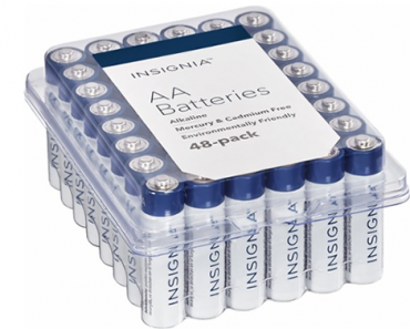 Insignia AA Batteries 48-Pack – Just $8.99! Was $17.99!