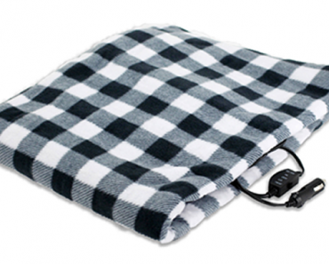 12-Volt Heated Travel Blanket – Just $9.64!