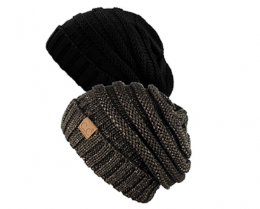 Oversized Baggy Slouchy CC Beanies – 2 Pack – Just $14.99!