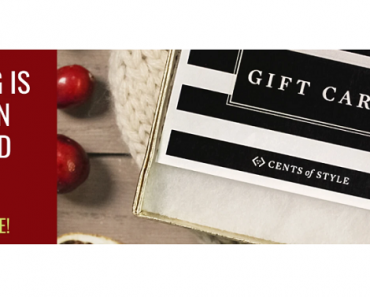 Cents of Style: FREE $5 with $25 Gift Card Purchase! Cents of Style: FREE $5 with $25 Gift Card Purchase!