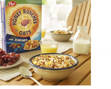 Post Honey Bunches of Oats with Crispy Almonds Cereal 18 oz. Box Only $1.80 Shipped!