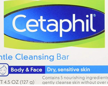 Cetaphil Gentle Cleansing Bar for Dry/Sensitive Skin (Packs of 6) Only $10.91 Shipped!