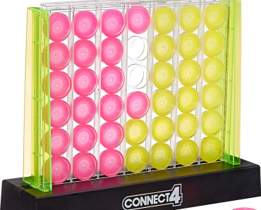Hasbro Gaming Connect 4 Neon Pop Board Game Only $8.99!