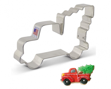 Extra Large Vintage Pickup Truck with Christmas Tree Cookie Cutter, 5″ – Just $5.99!