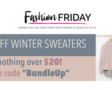 Fashion Friday at Cents of Style! 50% Off Sweaters – All $20 or Less! Plus FREE shipping!