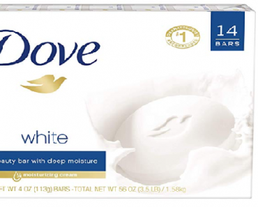 Dove White Beauty Bar 4 Ounce, 14 Count Only $8.19 Shipped!