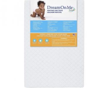 Dream On Me 3″ Extra Firm Portable Crib Mattress – Only $7.22!
