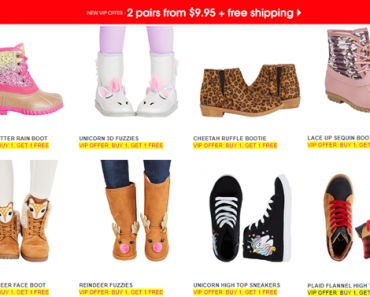 Kids Need Boots? Get Two Pairs of Kids Shoes for Just $9.95 from FabKids!