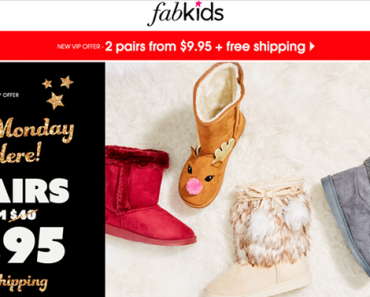 Two Pairs of Kids Shoes Only $9.95 from FabKids!