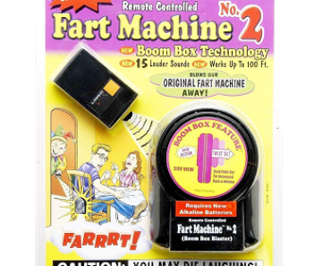 T.J. Wisemen Remote Controlled Fart Machine Only $12.30! (Great White Elephant or Family Party Humor)