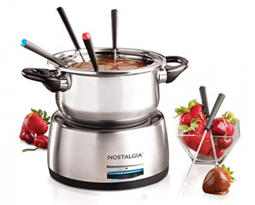 6 Cup Stainless Steel Electric Fondue Pot Only $19.99!