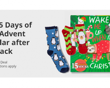 Awesome Freebie! Get a FREE 15 days of Socks Advent Calendar from Target and TopCashBack!